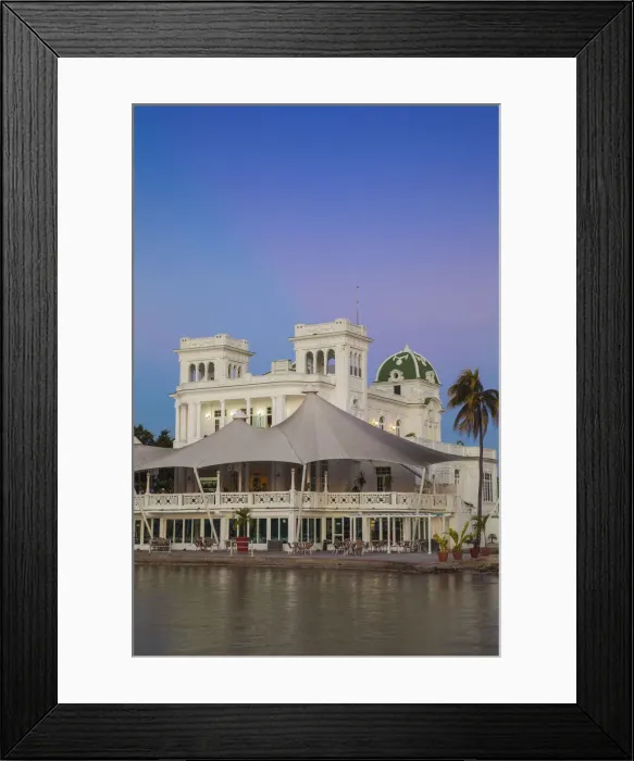 Framed Print : Cuba, Cienfuegos, Cienfuegos Yacht Club and reastaurant Framed Print : Cuba, Cienfuegos, Cienfuegos Yacht Club and reastaurant