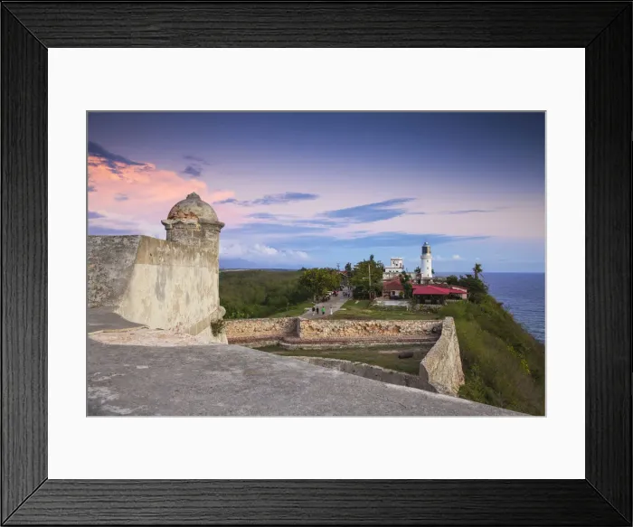 Framed Print : Cuba, Santiago de Cuba Province, Santiago de Cuba, Lighthouse at Castillo de San Pedro Framed Print : Cuba, Santiago de Cuba Province, Santiago de Cuba, Lighthouse at Castillo de San Pedro