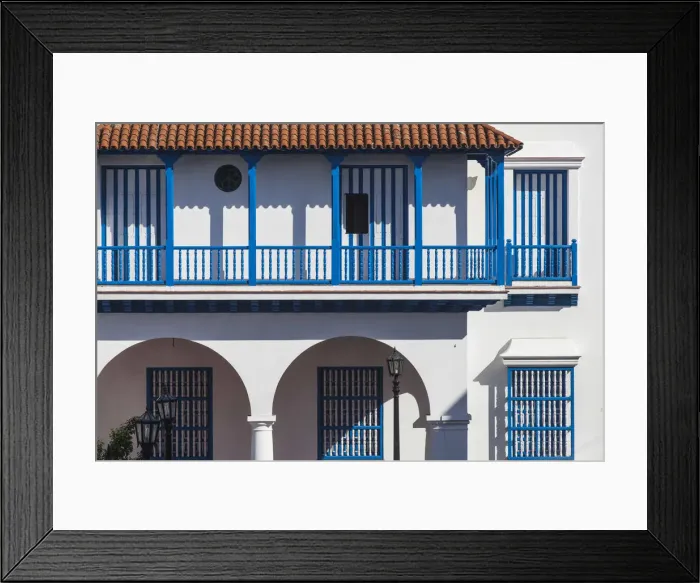 Framed Print : Cuba, Santiago de Cuba Province, Santiago de Cuba, Parque Cespedes (main city square) Framed Print : Cuba, Santiago de Cuba Province, Santiago de Cuba, Parque Cespedes (main city square)