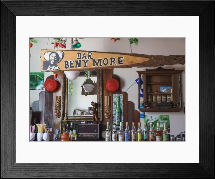 Framed Print : Cuba, Trinidad, Bar restaurant Beny More