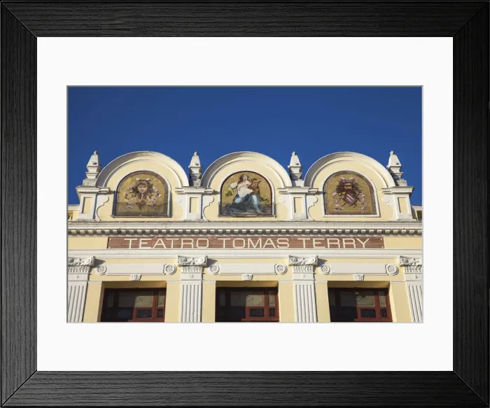 Framed Print : Cuba, Cienfuegos, Parque Martai, Parque Marti, Teatro Tomas Terry