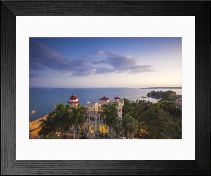 Framed Print : Cuba, Cienfuegos, Punta Gorda, Palacio de Vallea- now a restaurant, museum and bar Framed Print : Cuba, Cienfuegos, Punta Gorda, Palacio de Vallea- now a restaurant, museum and bar