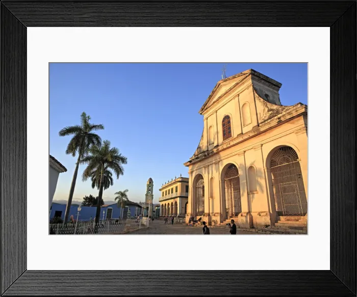 Framed Print : Trinidad church (1892), Trinidad, Cuba