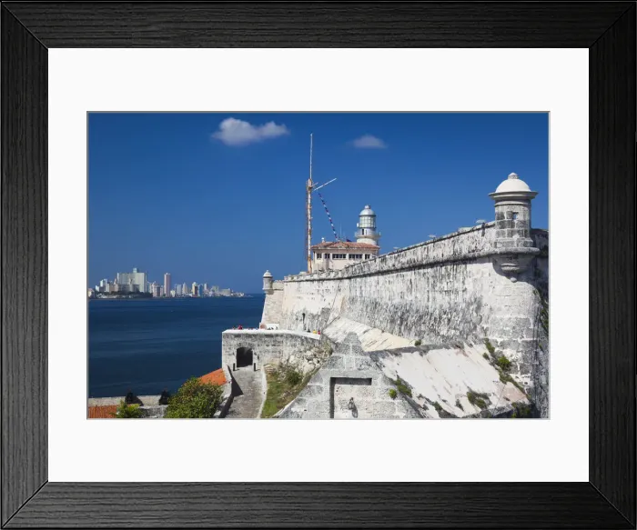 Framed Print : Cuba, Havana, Castillo de los Tres Santos Reys del Morro fortress Framed Print : Cuba, Havana, Castillo de los Tres Santos Reys del Morro fortress