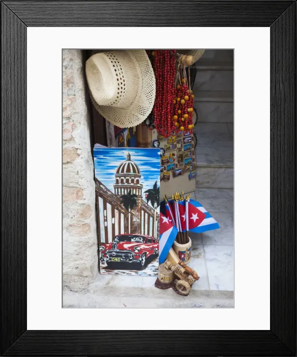 Framed Print : Cuba, Havana, Havana Vieja, Cuban souvenirs Framed Print : Cuba, Havana, Havana Vieja, Cuban souvenirs