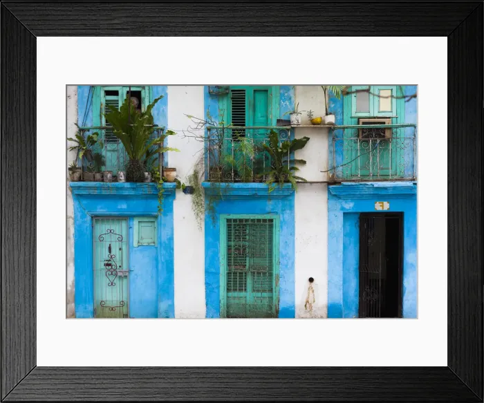 Framed Print : Cuba, Havana, Havana Vieja, Old Havana buildings Framed Print : Cuba, Havana, Havana Vieja, Old Havana buildings