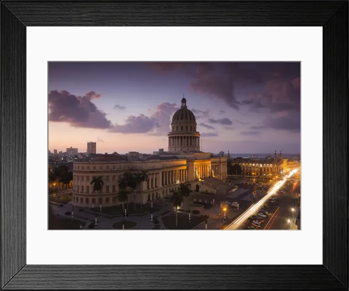 Framed Print : Cuba, Havana, Havana Vieja of the Capitolio Nacional Framed Print : Cuba, Havana, Havana Vieja of the Capitolio Nacional