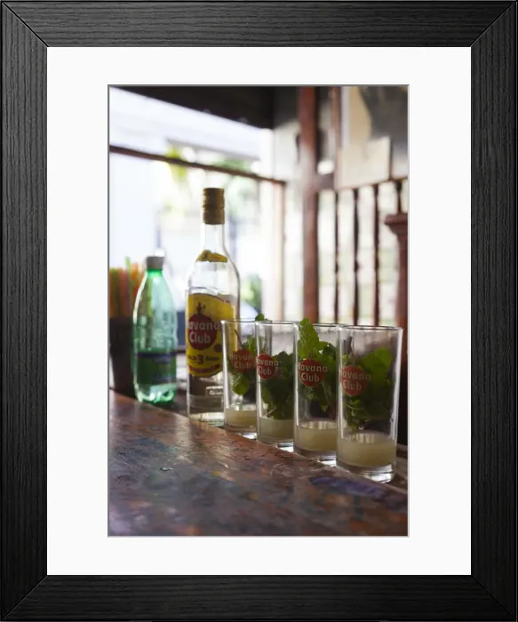 Framed Print : Cuba, Havana, Havana Vieja, La Bodeguita del Medio, birthplace of the Mojito cocktail Framed Print : Cuba, Havana, Havana Vieja, La Bodeguita del Medio, birthplace of the Mojito cocktail