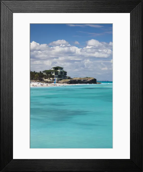 Framed Print : Cuba, Matanzas Province, Varadero, Varadero Beach by the Mansion Xanadu, former vacation Framed Print : Cuba, Matanzas Province, Varadero, Varadero Beach by the Mansion Xanadu, former vacation