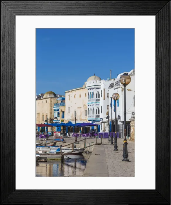 Framed Print : Tunisia, Bizerte, The old port