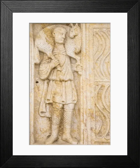 Framed Print : Tunisia, Tunis, Carthage, Byrsa Hill, Relief