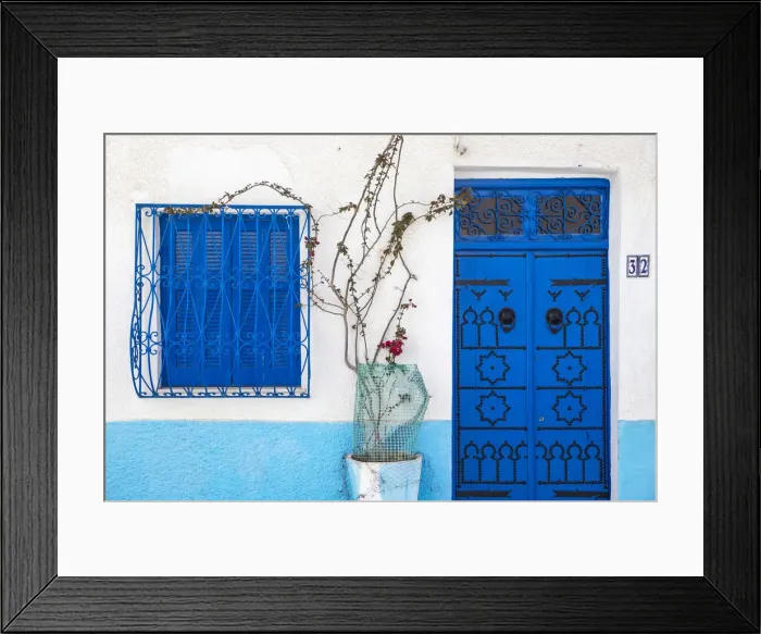 Framed Print : Tunisia, Bizerte, House in the Medina Framed Print : Tunisia, Bizerte, House in the Medina
