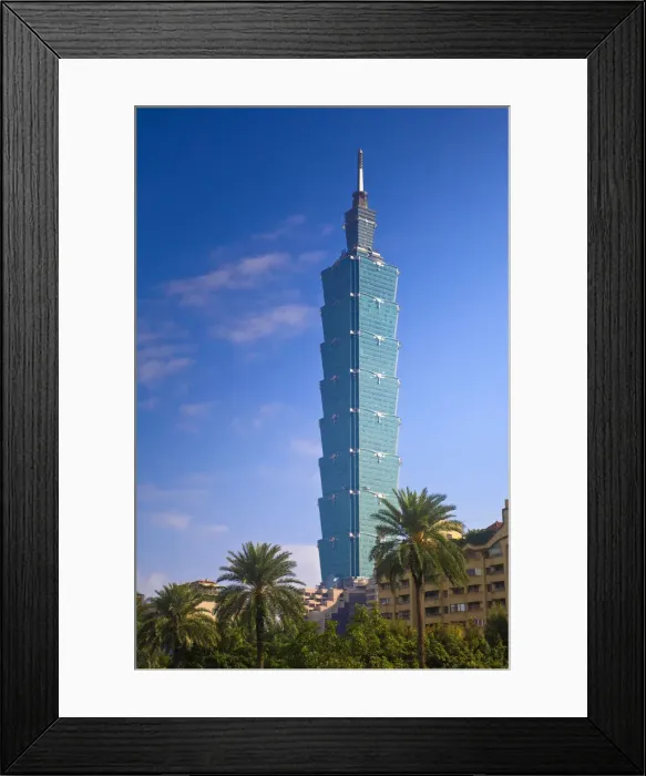 Framed Print : Taiwan, Taipei, Taipei 101, once the Worlds tallest building Framed Print : Taiwan, Taipei, Taipei 101, once the Worlds tallest building