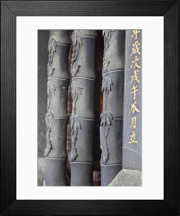 Framed Print : Taiwan, Taipei, Bao-an Temple