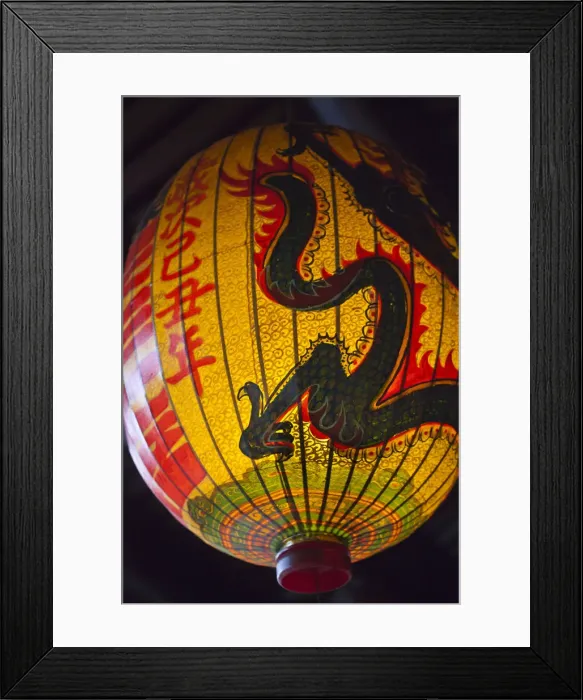 Framed Print : Taiwan, Taipei, Lantern at Bao-an Temple Framed Print : Taiwan, Taipei, Lantern at Bao-an Temple