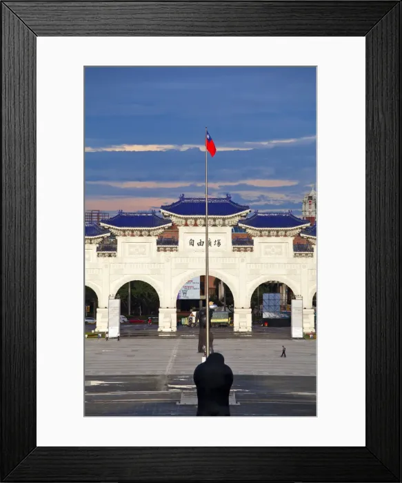 Framed Print : Taiwan, Taipei, Entrance gate, Chiang Kai-shek Memorial Hall Framed Print : Taiwan, Taipei, Entrance gate, Chiang Kai-shek Memorial Hall