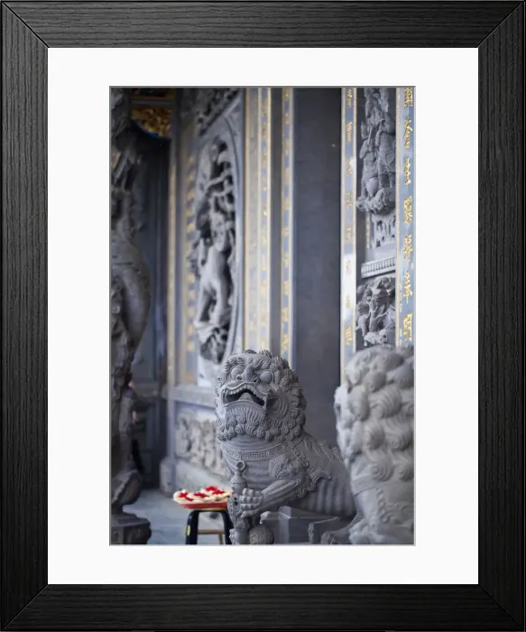 Framed Print : Taiwan, Taipei, Guandu, Guandu Temple Framed Print : Taiwan, Taipei, Guandu, Guandu Temple