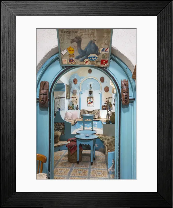 Framed Print : Tunisia, Sousse, Cae in Madina Framed Print : Tunisia, Sousse, Cae in Madina