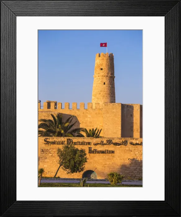 Framed Print : Tunisia, Monastir, Fort