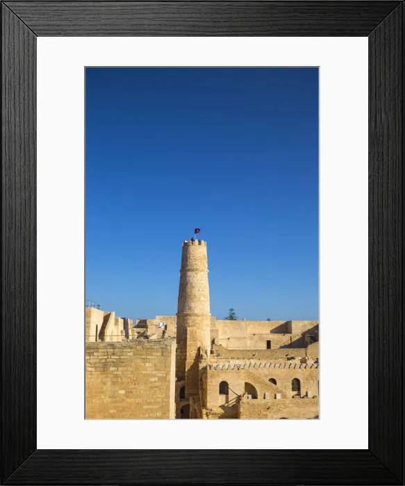 Framed Print : Tunisia, Monastir, Rabat - fortified Islamic monastry Framed Print : Tunisia, Monastir, Rabat - fortified Islamic monastry