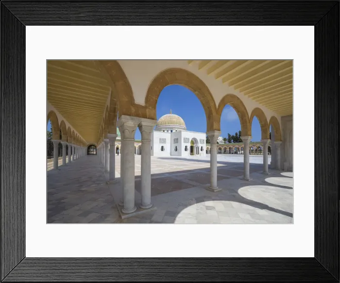 Framed Print : Tunisia, Monastir, Bourguiba mausoleum