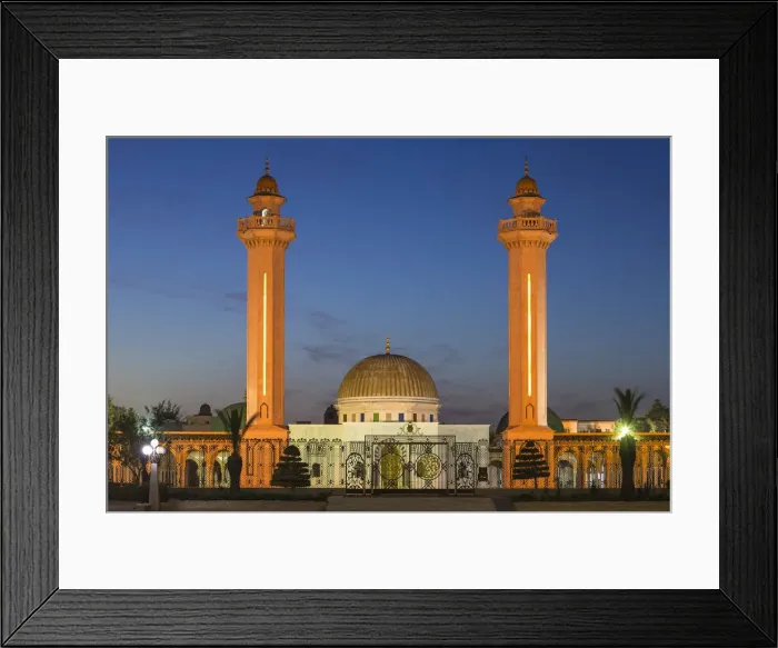 Framed Print : Tunisia, Monastir, Bourguiba mausoleum Framed Print : Tunisia, Monastir, Bourguiba mausoleum