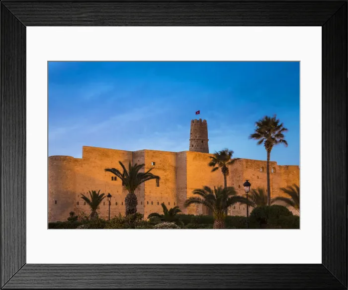 Framed Print : Tunisia, Monastir, Fort Framed Print : Tunisia, Monastir, Fort