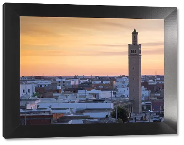 Tunisia, El Jem, View of mosque