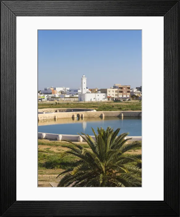 Framed Print : Tunisia, Kairouan, Aghlabid Basins, built in the 9th century to hold the city s Framed Print : Tunisia, Kairouan, Aghlabid Basins, built in the 9th century to hold the city s