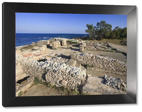 Africa, Tunisia, Ruins of the Punic city of Kerkouane (500 BC circa), UNESCO World