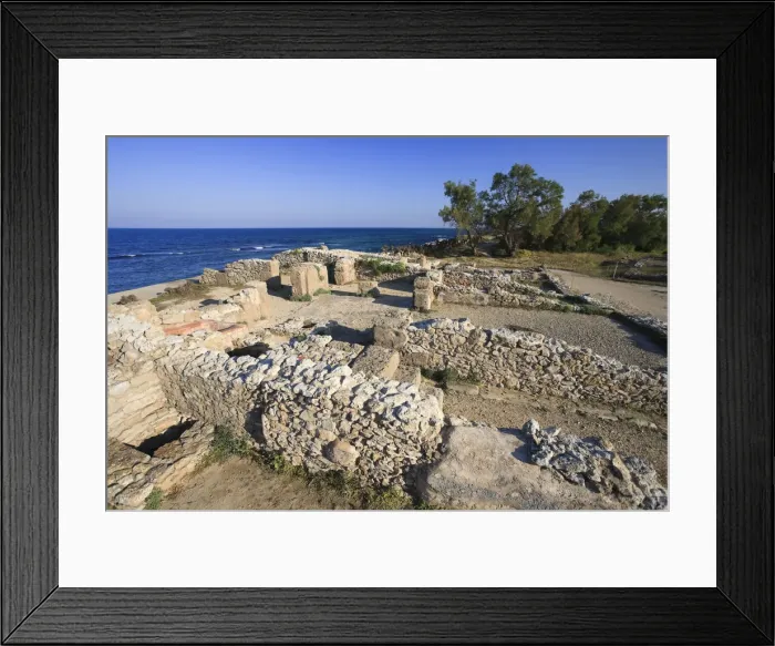 Framed Print : Africa, Tunisia, Ruins of the Punic city of Kerkouane (500 BC circa), UNESCO World Framed Print : Africa, Tunisia, Ruins of the Punic city of Kerkouane (500 BC circa), UNESCO World