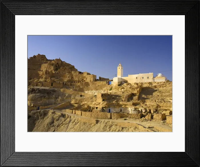 Framed Print : Africa, Tunisia, Chenini Historic Fortified Village Framed Print : Africa, Tunisia, Chenini Historic Fortified Village