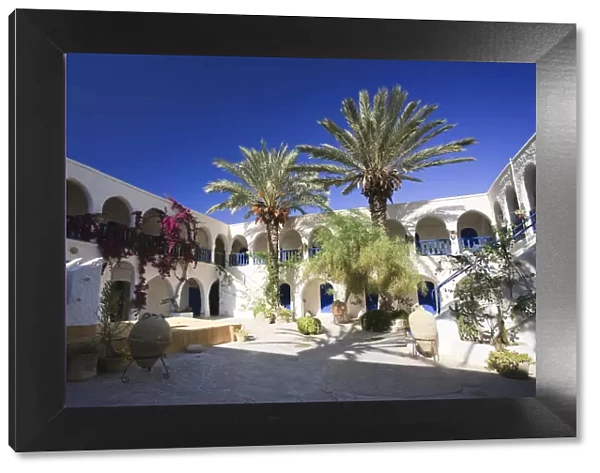 Africa, Tunisia, Djerba, Traditional house converted into Hotel