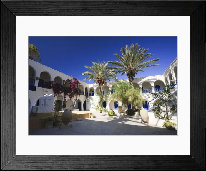Framed Print : Africa, Tunisia, Djerba, Traditional house converted into Hotel Framed Print : Africa, Tunisia, Djerba, Traditional house converted into Hotel