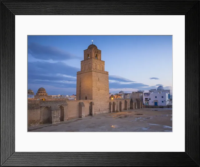 Framed Print : Tunisia, Kairouan, Great Mosque Framed Print : Tunisia, Kairouan, Great Mosque