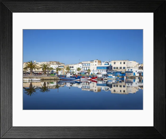 Framed Print : Tunisia, Bizerte, The Old Port Framed Print : Tunisia, Bizerte, The Old Port
