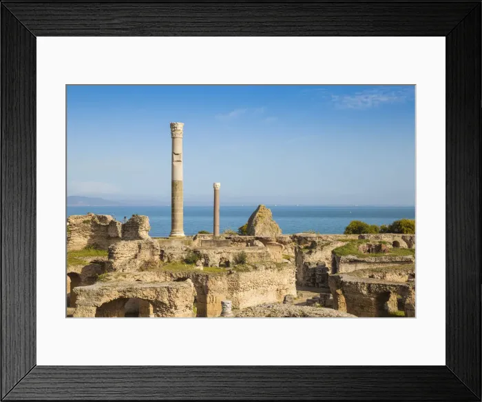 Framed Print : Tunisia, Tunis, Carthage, Antonine Baths Framed Print : Tunisia, Tunis, Carthage, Antonine Baths
