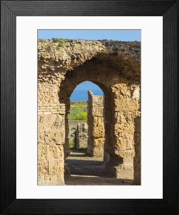 Framed Print : Tunisia, Tunis, Carthage, Antonine Baths Framed Print : Tunisia, Tunis, Carthage, Antonine Baths