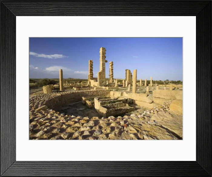 Framed Print : Africa, Tunisia, Sbeitla (Sufetula), Roman Ruins, old church ruins Framed Print : Africa, Tunisia, Sbeitla (Sufetula), Roman Ruins, old church ruins