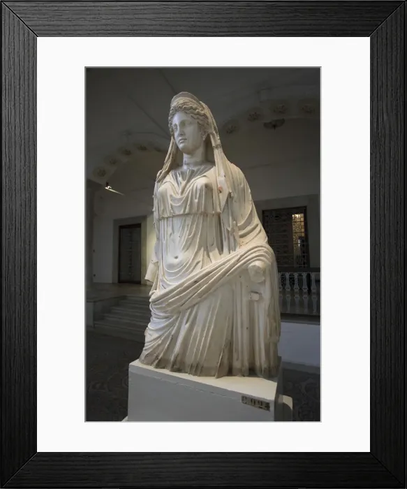 Framed Print : Africa, Tunisia, Tunis, Bardo Museum, Statue of Junon Framed Print : Africa, Tunisia, Tunis, Bardo Museum, Statue of Junon