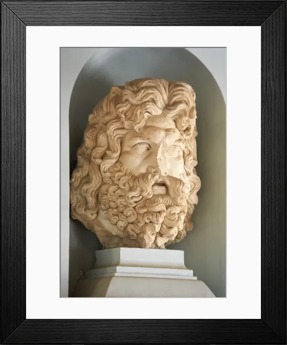 Framed Print : Africa, Tunisia, Tunis, Bardo Museum, Statue of Jupiter Framed Print : Africa, Tunisia, Tunis, Bardo Museum, Statue of Jupiter