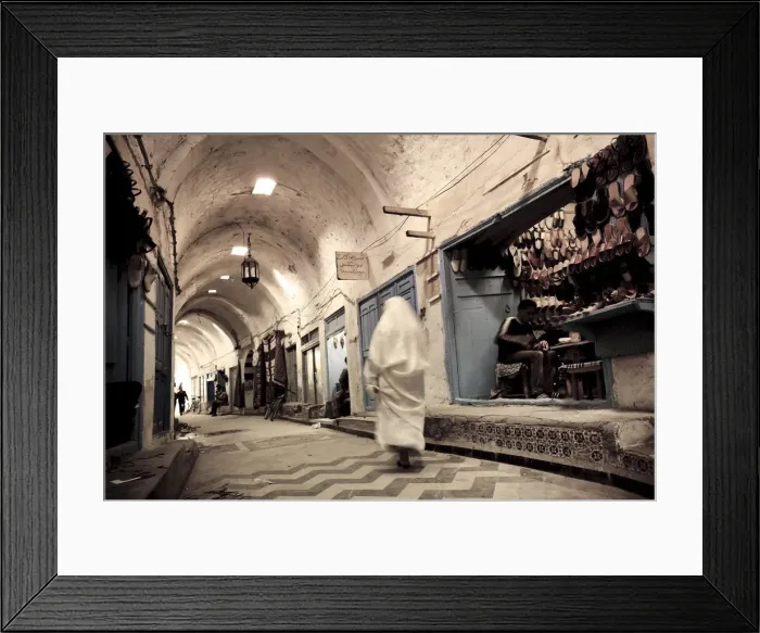 Framed Print : Africa, Tunisia, Kairouan, Old Medina (UNESCO World heritage Site), market Framed Print : Africa, Tunisia, Kairouan, Old Medina (UNESCO World heritage Site), market