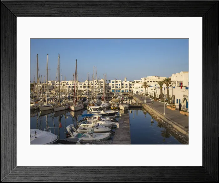 Framed Print : Tunisia, Monastir, Marina Framed Print : Tunisia, Monastir, Marina