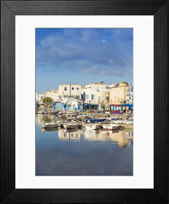 Framed Print : Tunisia, Bizerte, The old port Framed Print : Tunisia, Bizerte, The old port