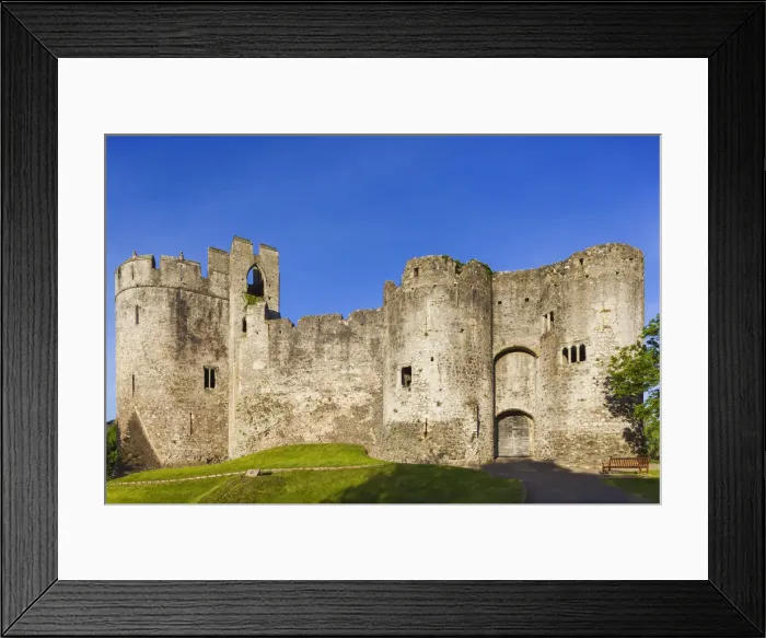 Framed Print : Wales, Monmouthshire, Chepstow, Chepstow Castle Framed Print : Wales, Monmouthshire, Chepstow, Chepstow Castle