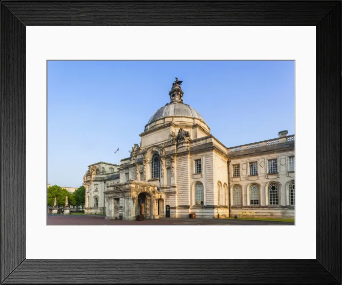 Framed Print : Wales, Cardiff, City Hall