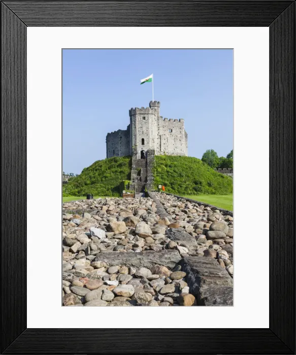Framed Print : Wales, Cardiff, Cardiff Castle, The Norman Keep Framed Print : Wales, Cardiff, Cardiff Castle, The Norman Keep