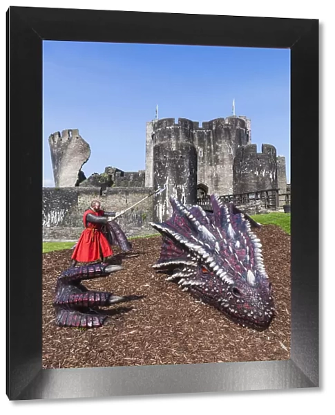 Wales, Glamorgon, Caerphilly, Caerphilly Castle