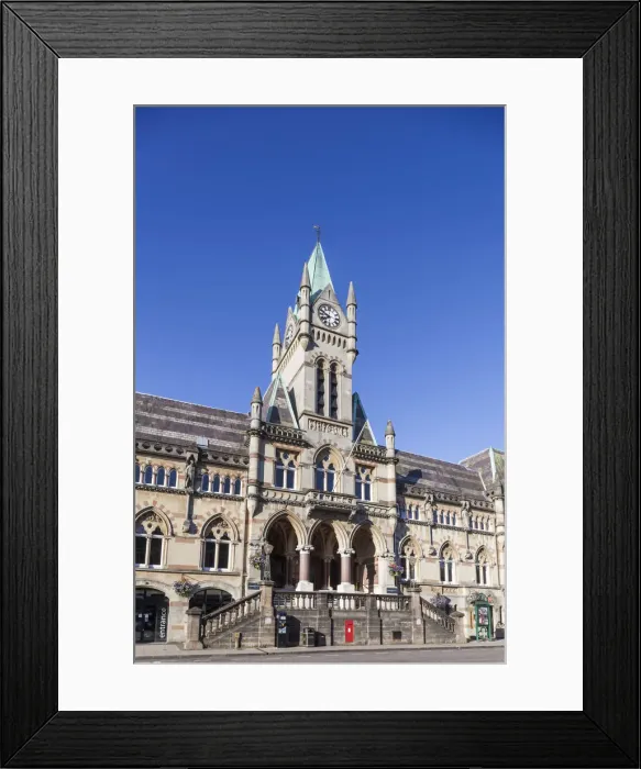 Framed Print : England, Hampshire, Winchester, The Guildhall