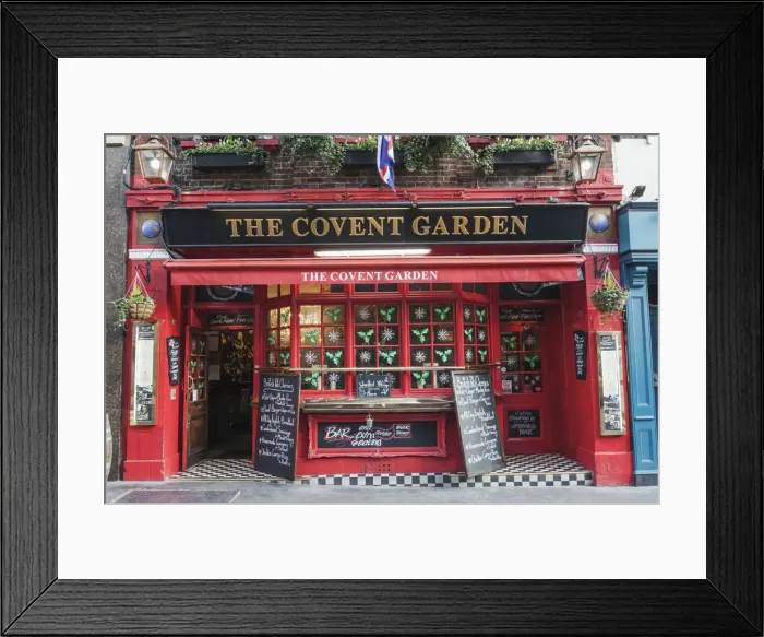 Framed Print : England, London, Soho, The Covent Garden Pub Framed Print : England, London, Soho, The Covent Garden Pub